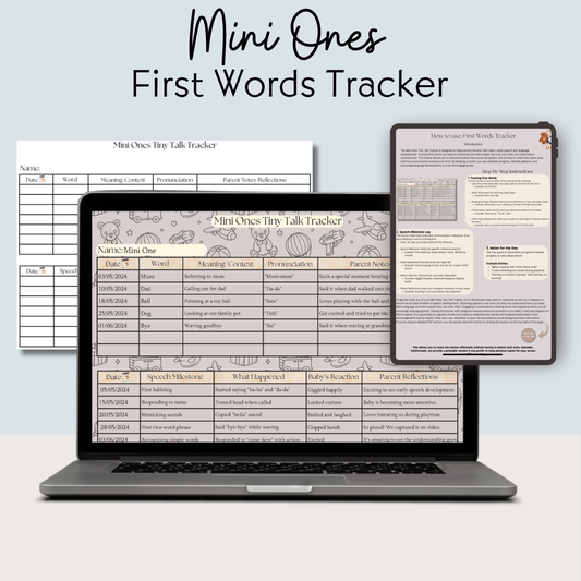 First Words Tracker